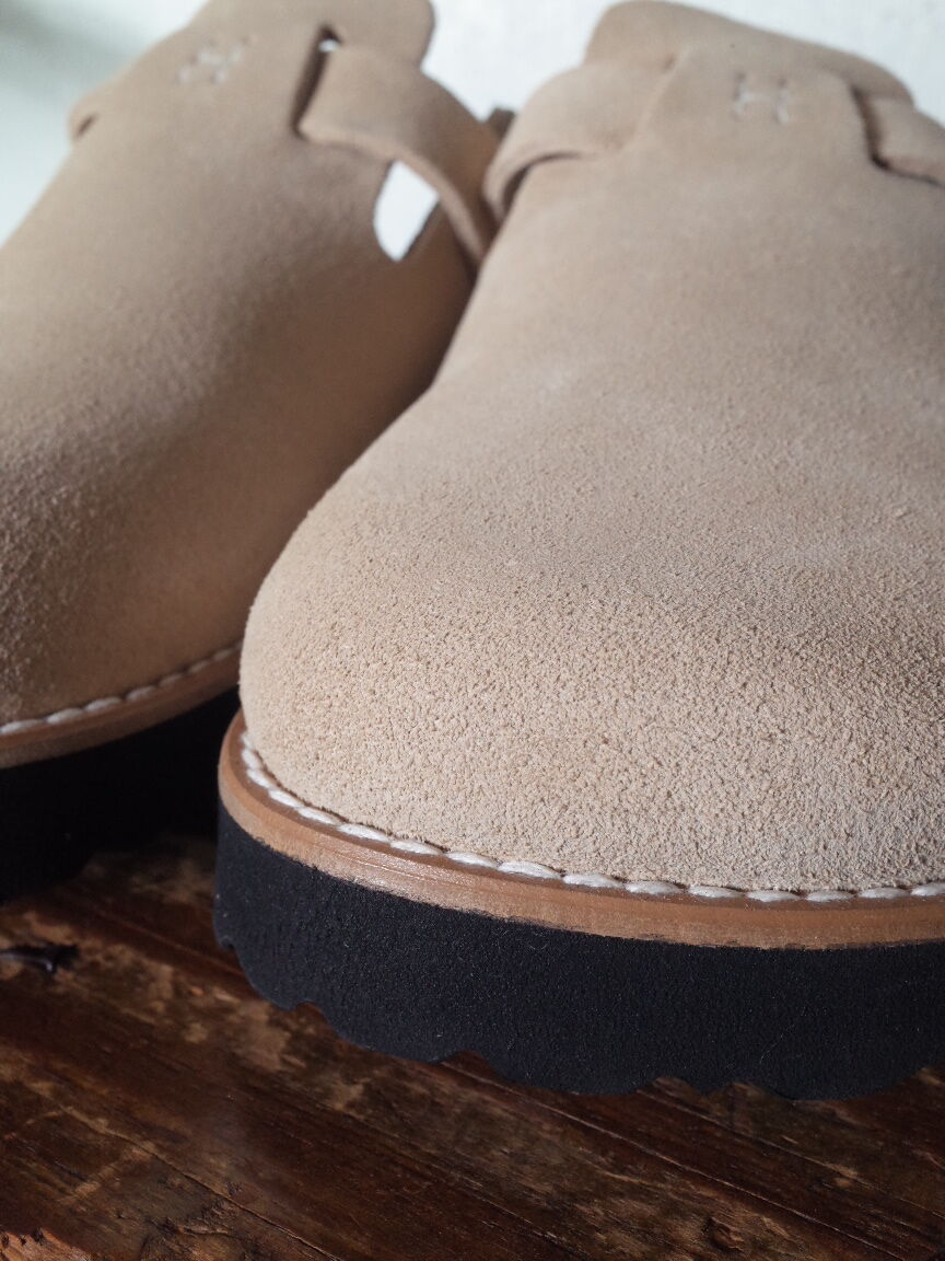 hobo ホーボー "SLIP ON CLOG SANDALS COW SUEDE"サンダル