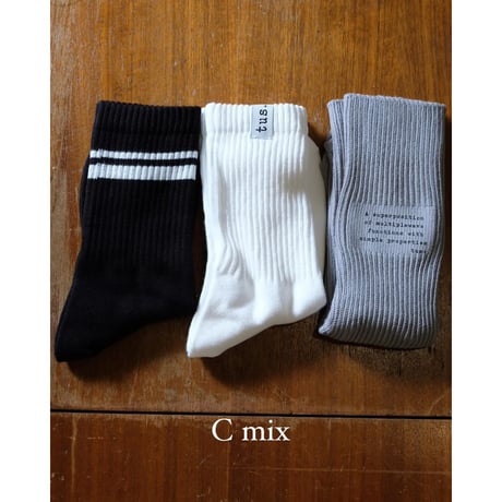 tus +  "3MIX COLOR PACK SOCKS"
