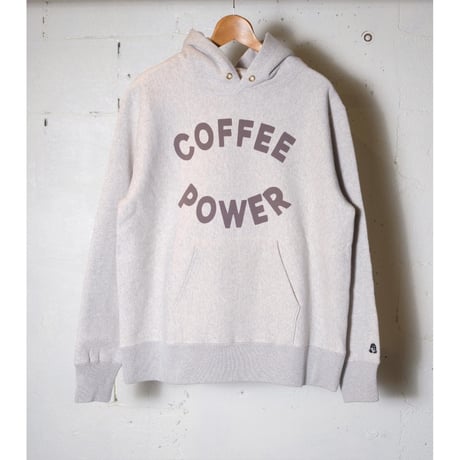 COFFEE POWER ホワイトパーカー／タコマフジレコード COFFEE POWER ホワイトパーカー／タコマフジレコード