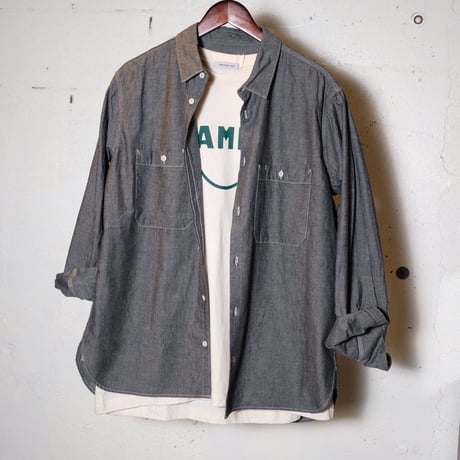 ORDINARY FITS オーディナリーフィッツ "WORK SHIRTS / BLACK"