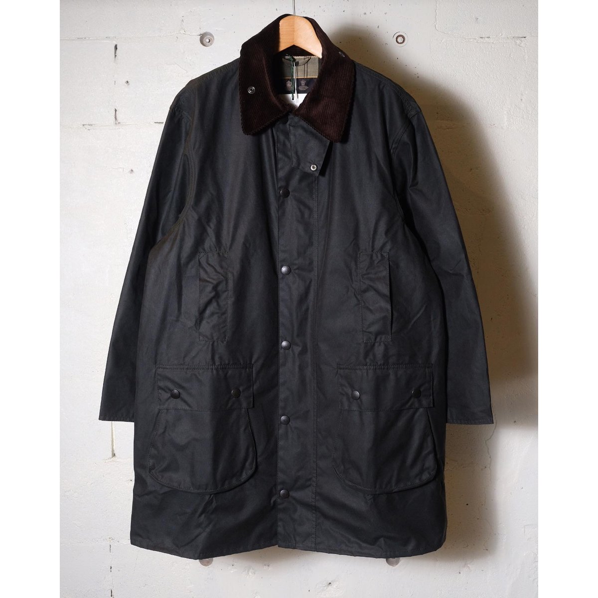 Barbour＞ OS BORDER ボーダー - ステンカラーコート