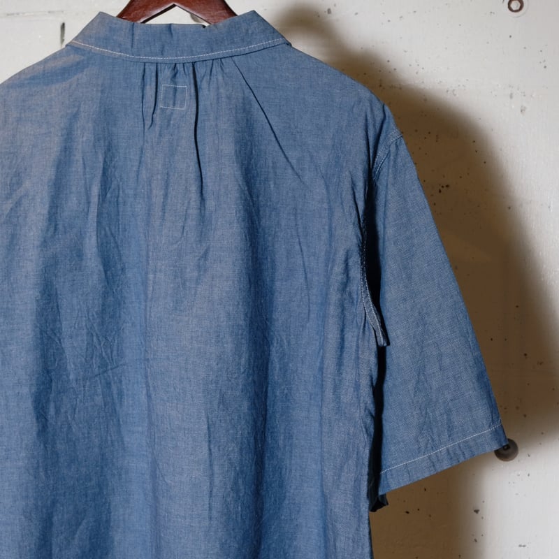 トップス ORDINARY FITS CHAMBRAY PULLOVER SHIRTS ORDINARY FITS｜シャンブレー ショートスリーブ プルオーバー