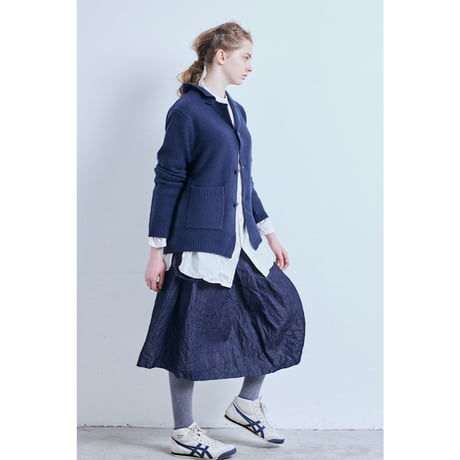 (g) グラム "SHEEP YARN GARTER KNITTING JACKET"シープヤーンガーター編みジャケット
