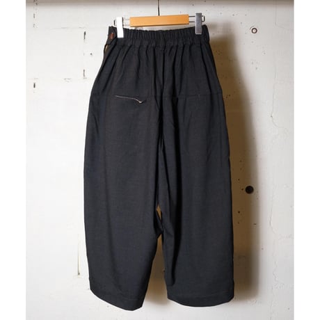 HARVESTY ハーベスティ "T/R WIDE EGG CROPPED PANTS" ワイドエッグクロップドパンツ