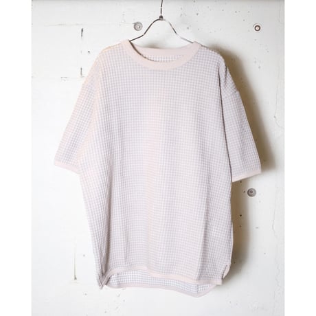 CURLY カーリー "TWO-TONE WAFFLE TEE＂ワッフルTEE