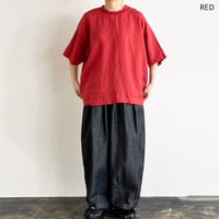 HARVESTY ハーベスティー "FRENCH LINEN S/S PULL OVER"フレンチリネンプルオーバー