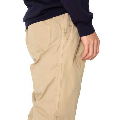 hobo ホーボー "ARTISAN EASY PANTS COTTON TWILL MATCHA DYED"