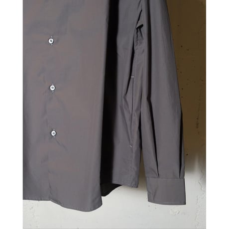 LAMOND ラモンド "Soft Cotton Band Collar Shirts ＂バンドカラーシャツ