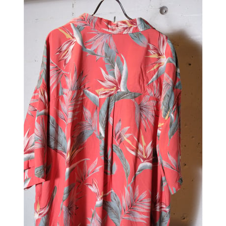 HARVESTY ハーベスティ"HAWAIIAN PRINTED RAYON S/S JUMBO SHIRTS" ジャンボシャツ