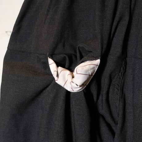 HARVESTY ハーベスティ "T/R WIDE EGG CROPPED PANTS" ワイドエッグクロップドパンツ
