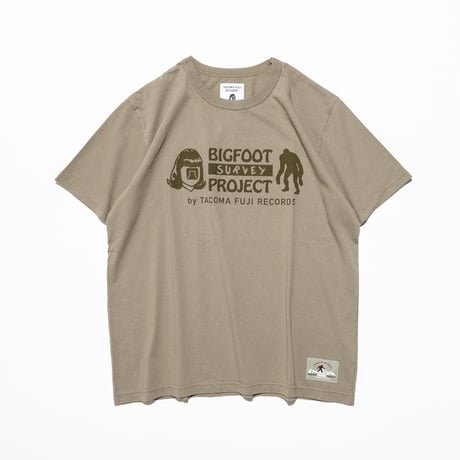TACOMA FUJI RECORDS タコマフジレコード "BIGFOOT SURVEY PROJECT LOGO  designed by Jerry UKAI"