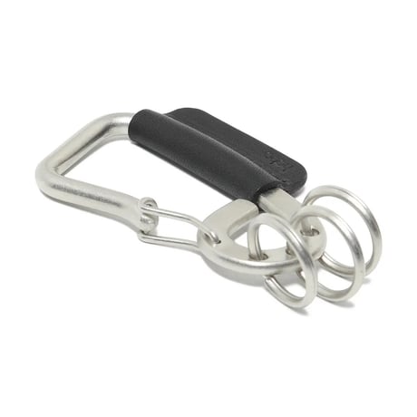 hobo ホーボー "CARABINER KEY RING L with COW LEATHER"カラビナ