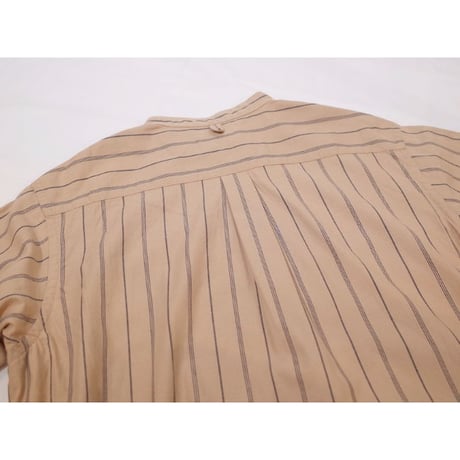 A VONTADE / Banded Collar Shirts -Viera Stripe