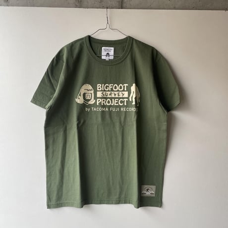 TACOMA FUJI RECORDS タコマフジレコード "BIGFOOT SURVEY PROJECT LOGO  designed by Jerry UKAI"