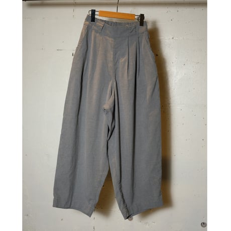 HARVESTY ハーベスティ "T/R WIDE EGG CROPPED PANTS" ワイドエッグクロップドパンツ