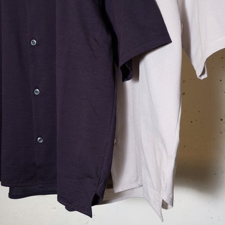 CURLY カーリー "SEERSUCKER OPEN COLLAR SHIRT"