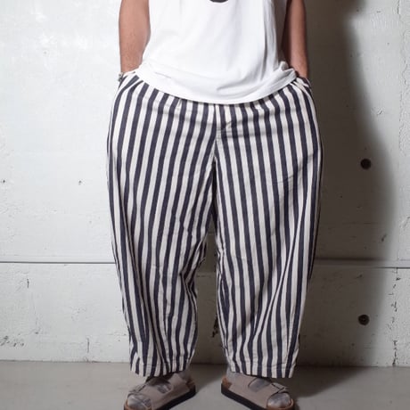 HARVESTY ハーベスティー "STRIPES CIRCUS PANTS" ストライプサーカスパンツ