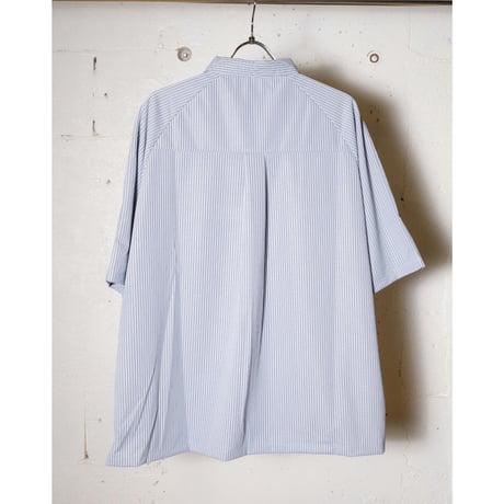 CURLY カーリー "SPLIT RAGLAN SHIRT -stripe-" スプリットラグランシャツ