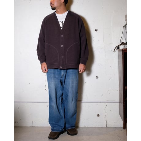 CURLY カーリー "CLASSIC LIGHT WAFFLE CARDIGAN"カーディガン