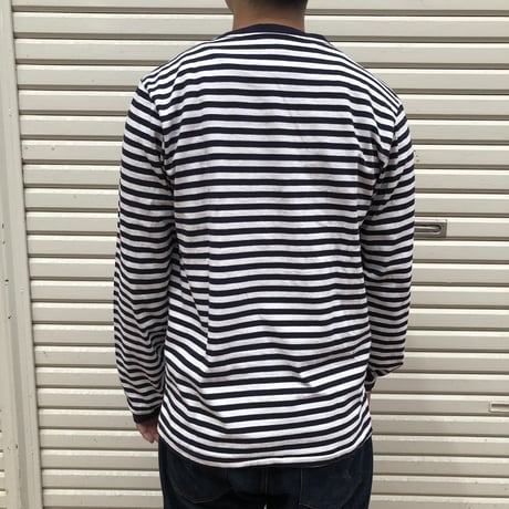 VELVASHEEN / NARROW STRIPE L/S C/N TEE W/PK