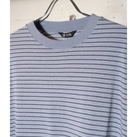 EVCON エビコン"Border Wide S/S T-shirt"