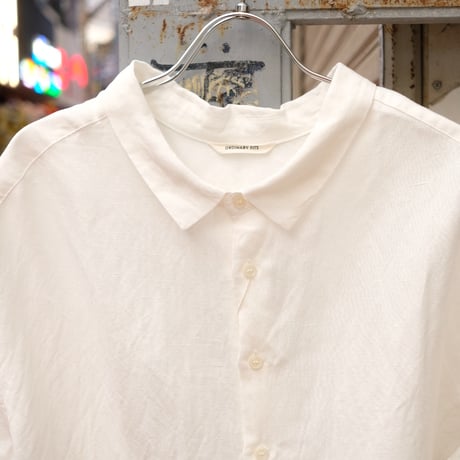 ORDINARY FITS オーディナリーフィッツ "BARBER S/S BLOUSE"
