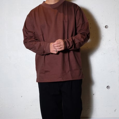 CURLY カーリー "HEAVY PLATING L/S TEE"