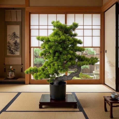 光触媒　人工観葉植物　ウォールグリーン　フェイクグリーン　盆栽7376