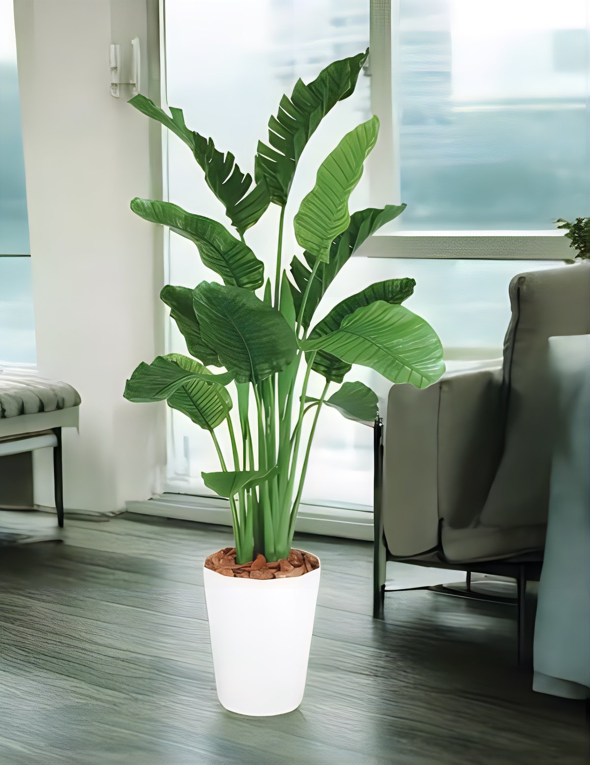 光触媒 人工観葉植物 ウォールグリーン フェイクグリーン ストレリチア 