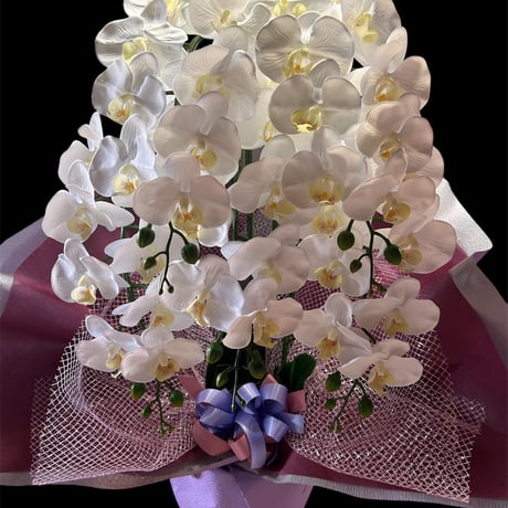 光触媒　人工観葉植物　ウォールグリーン　フェイクグリーン　リアル胡蝶蘭５本@@