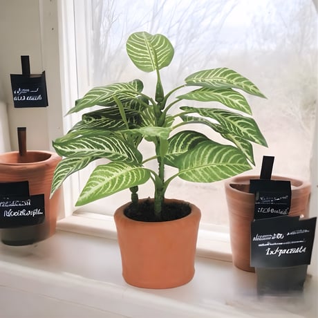 光触媒　人工観葉植物　フェイクグリーン　エバーフレッシュ　カントリーゼブラ