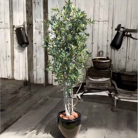 光触媒　人工観葉植物　ウォールグリーン　フェイクグリーン　オリーブtja
