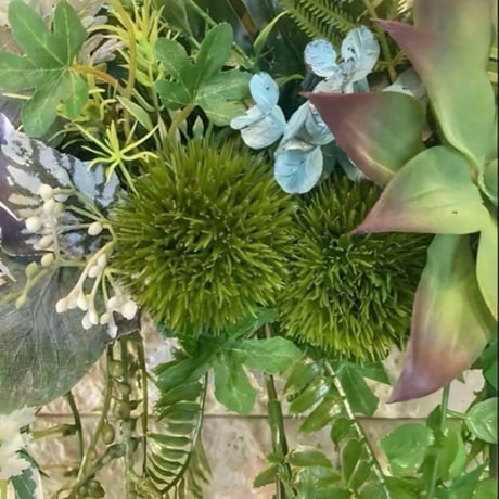 光触媒　人工観葉植物　ウォールグリーン　フェイクグリーン　壁掛け20433@g