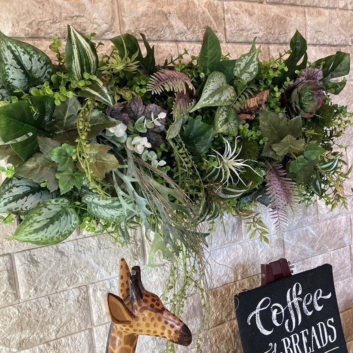 光触媒人工観葉植物ウォールグリーン造花インテリア60353