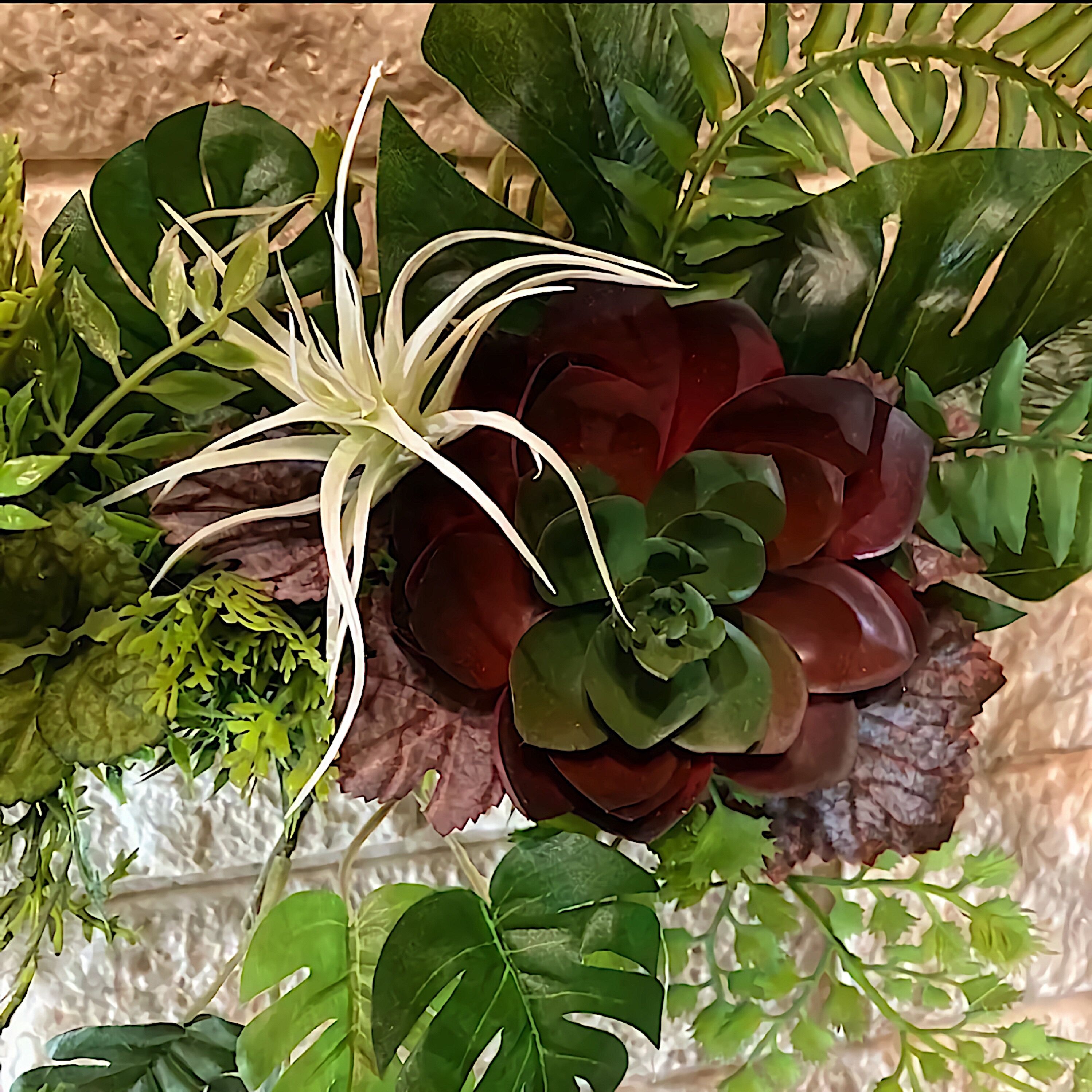 光触媒 人工観葉植物 ウォールグリーン フェイク フラワー | 太郎's STORE