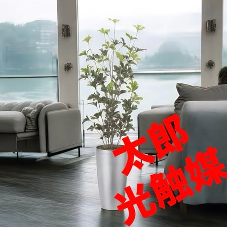 光触媒　人工観葉植物　ウォールグリーン　フェイクグリーン　スリムシェフレラ1.3