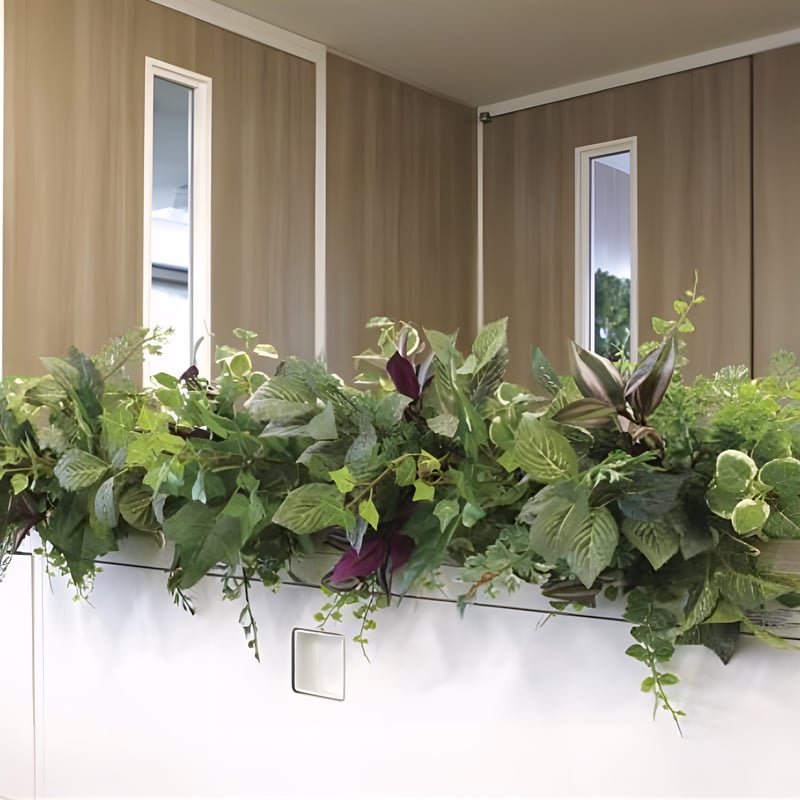 光触媒　人工観葉植物　ウォールグリーン　フェイクグリーン　ショウナンゴム1.3 光触媒 人工観葉植物 ウォールグリーン フェイクグリーン ショウナン