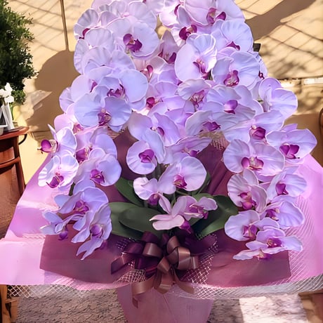 光触媒　人工観葉植物　ウォールグリーン　フェイクグリーン　胡蝶蘭8550