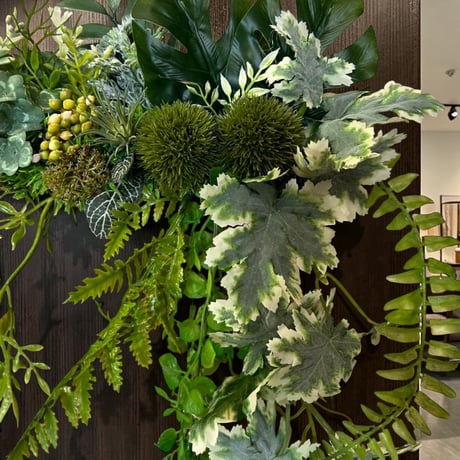 光触媒　人工観葉植物　ウォールグリーン　フェイクグリーン　壁掛け4052