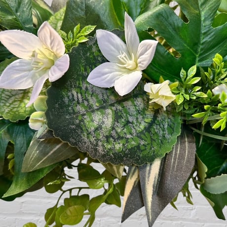 光触媒　人工観葉植物　ウォールグリーン　フェイクグリーン　壁掛け203080
