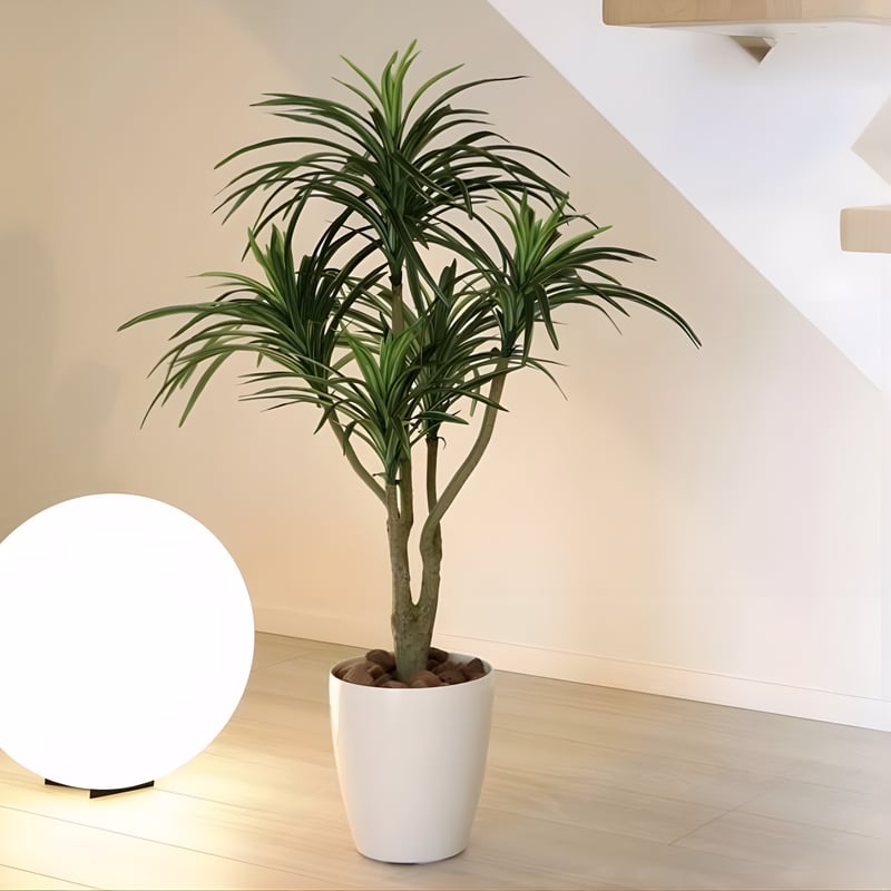 光触媒　人工観葉植物　ウォールグリーン　フェイクグリーン　カシワバゴム1.8@g 光触媒 人工観葉植物 ウォールグリーン フェイクグリーン ユッカ90