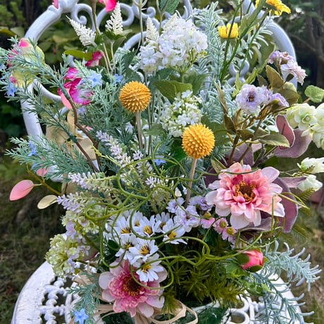 光触媒　人工観葉植物　ウォールグリーン　フェイクグリーン　籠もりアレンジ@