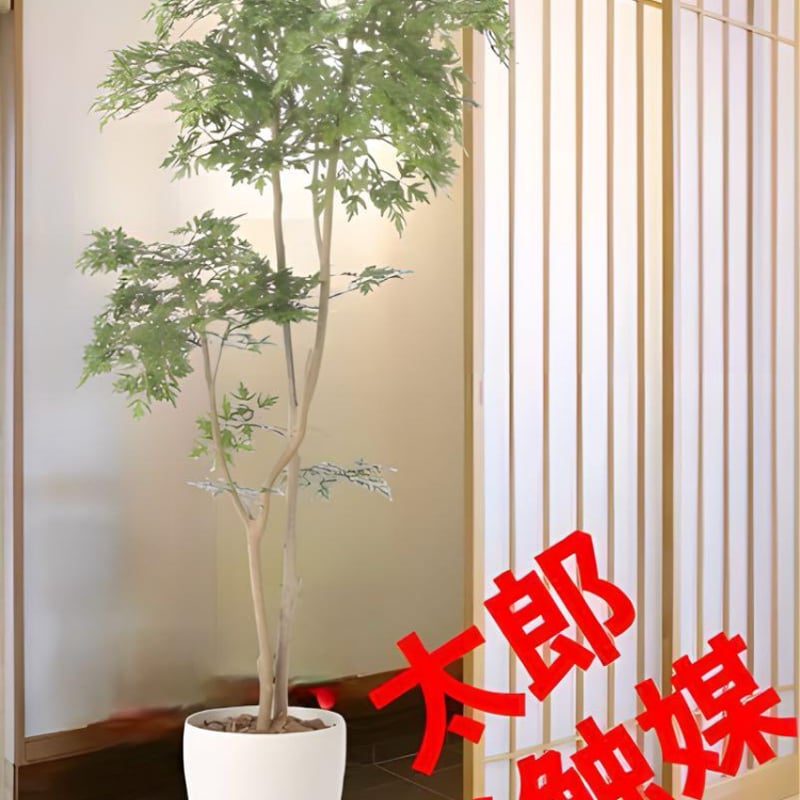 光触媒　人工観葉植物　ウォールグリーン　フェイクグリーン　タイワンモミジ1.3 光触媒 人工観葉植物 ウォールグリーン フェイクグリーン