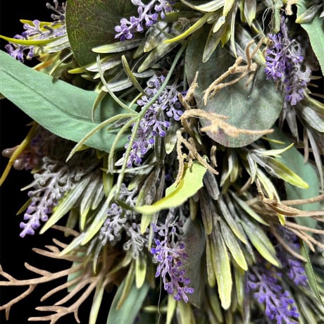 光触媒　人工観葉植物　ウォールグリーン　フェイクグリーン　ユーカリとラベンダー