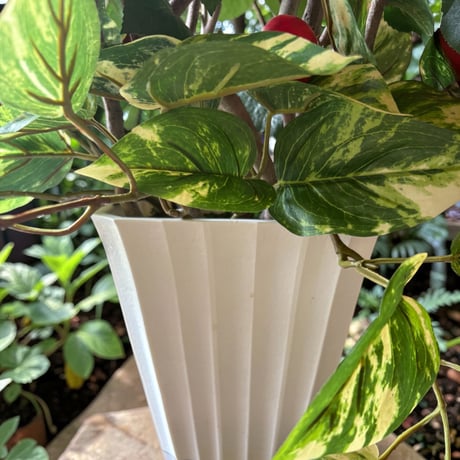 光触媒　観葉植物　ウォールグリーン　フェイクグリーン　リンゴ　林檎タワー7255