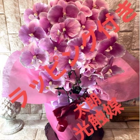 光触媒　人工観葉植物　ウォールグリーン　フェイクグリーン　胡蝶蘭6142aj