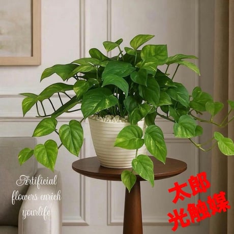光触媒　人工観葉植物　ウォールグリーン　フェイクグリーン　特大ポトス3