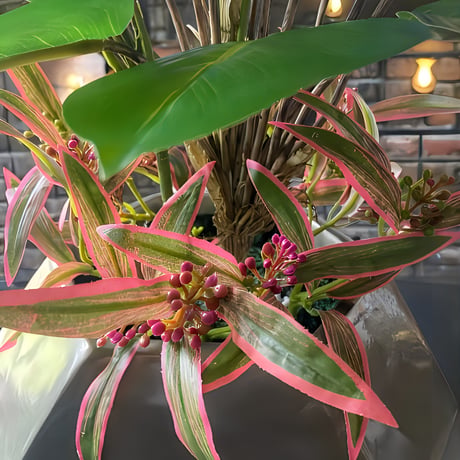 光触媒　人工観葉植物　ウォールグリーン　フェイクグリーン　アレカヤシアレンジ80