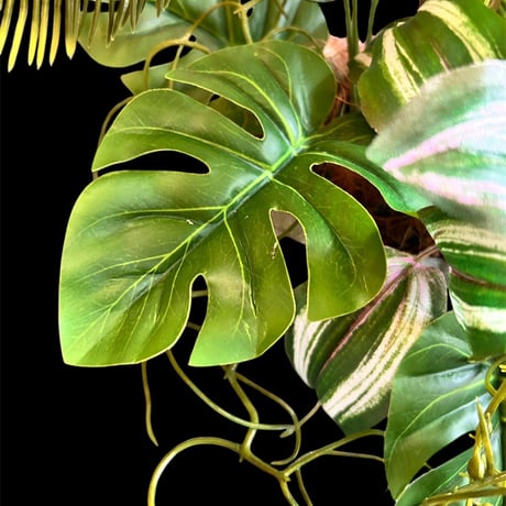 光触媒　人工観葉植物　ウォールグリーン　フェイクグリーン　アジアン風アレカヤシアレンジ97