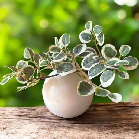 光触媒　人工観葉植物　ウォールグリーン　フェイクグリーン　花器付きプミラ16